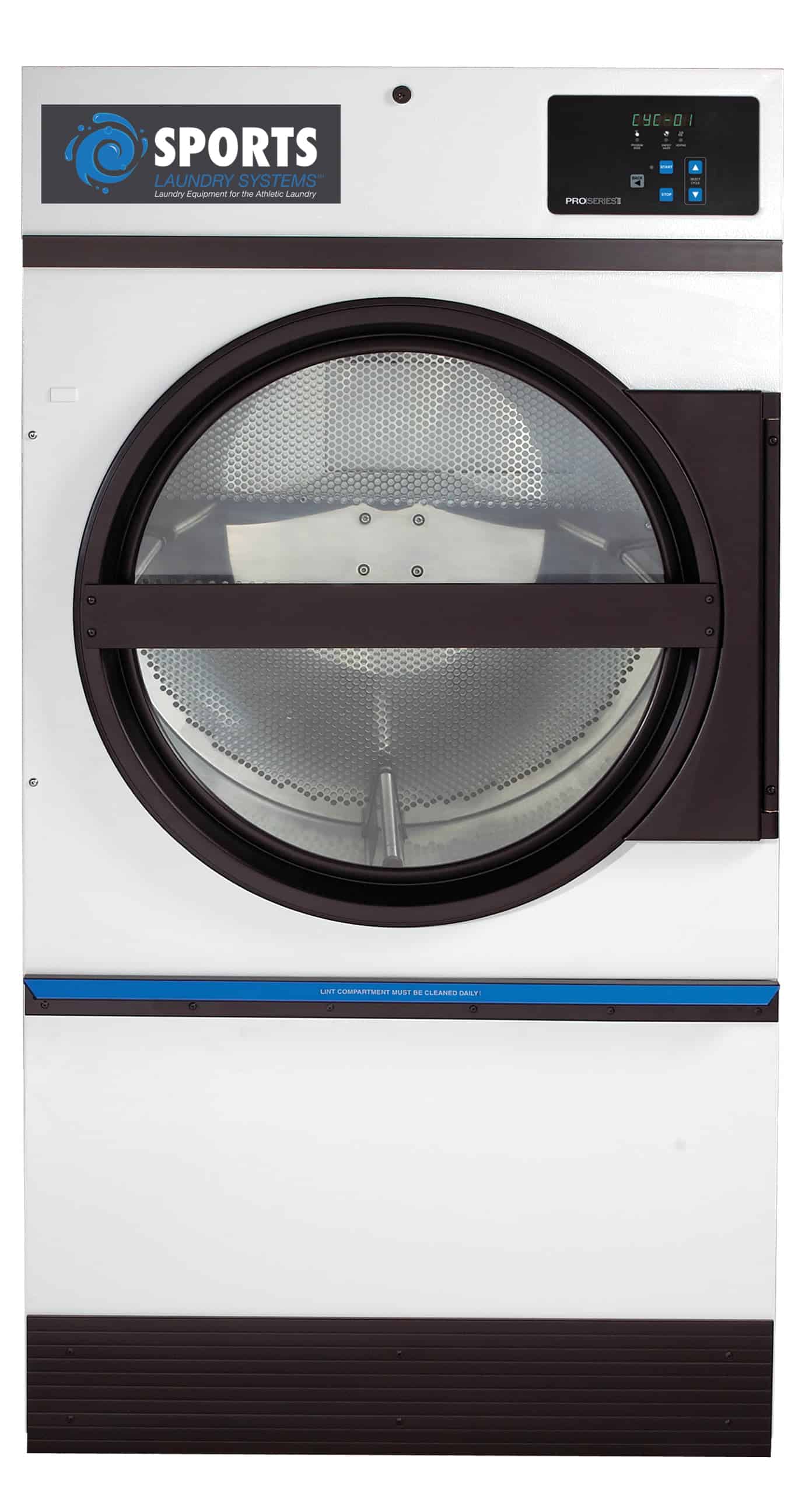 CG Sports Laundry ProDry2+ 55-65Lb Dual Digital Control Dryer 1 CG55 65 Front SLS